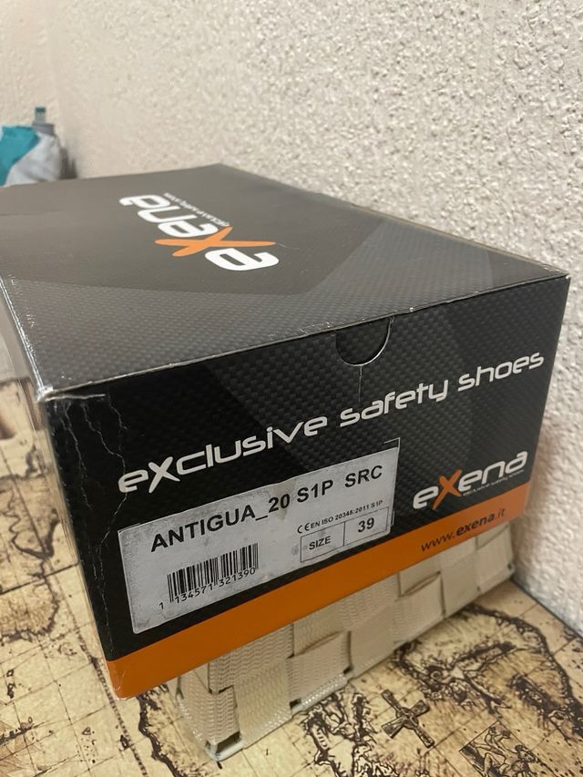 Zapatos de seguridad Exena talla 39