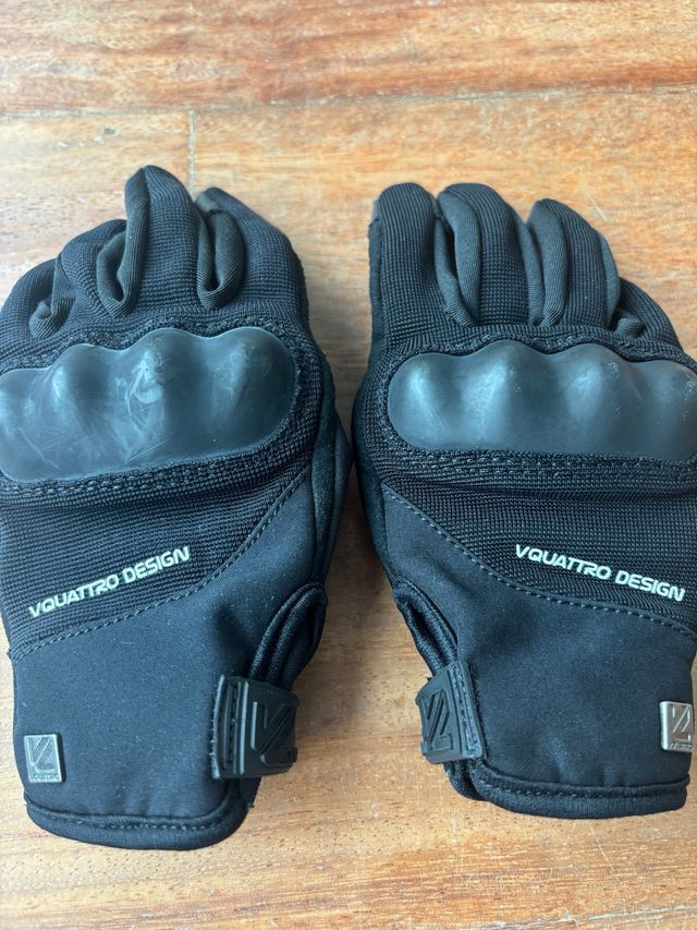 Guantes Moto Vquattro Design Niños Negro