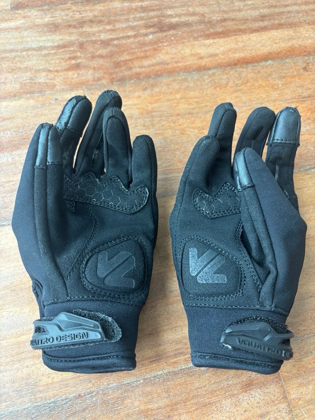 Guantes Moto Vquattro Design Niños Negro