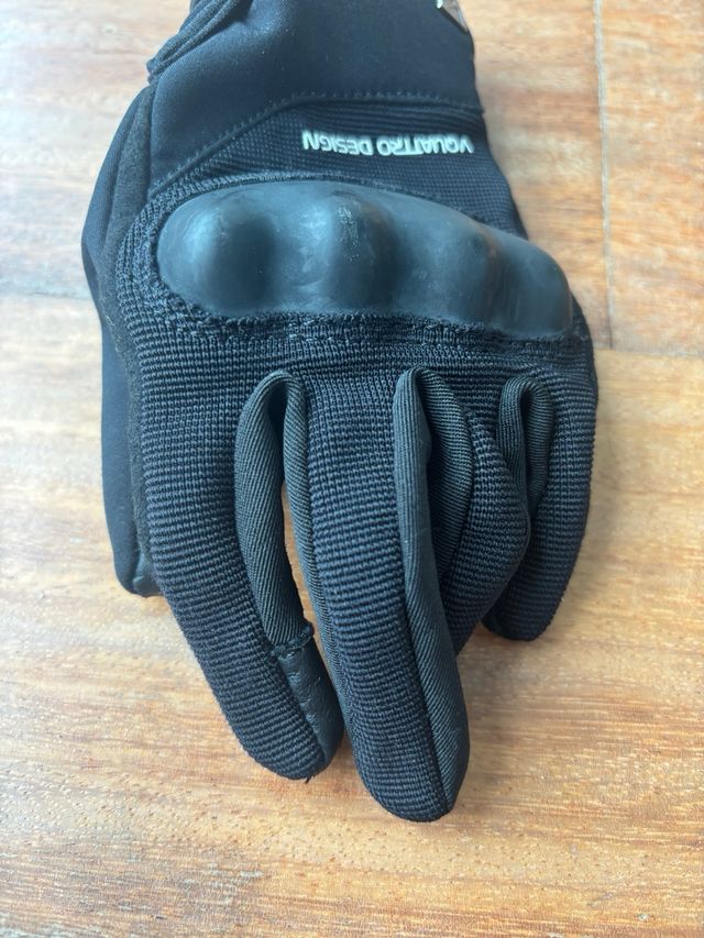 Guantes Moto Vquattro Design Niños Negro