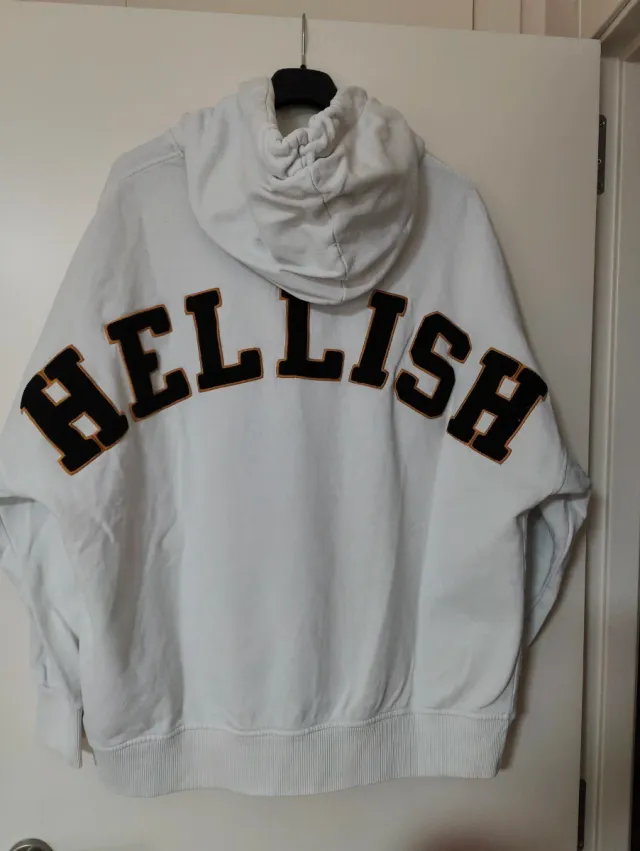 Sudadera Pull and Bear Blanca Hombre