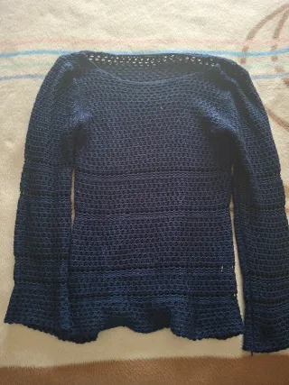 Jersey de rejilla azul