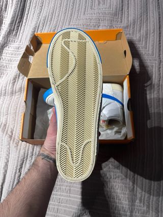 Nike Blazer Mid Pro Club Azul Blanco