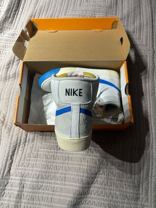 Nike Blazer Mid Pro Club Azul Blanco