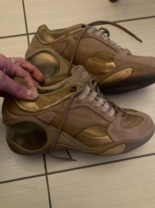 Sneakers Fornarina Beige/Oro