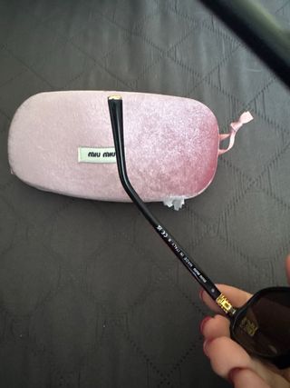 Occhiali da sole Miu Miu neri