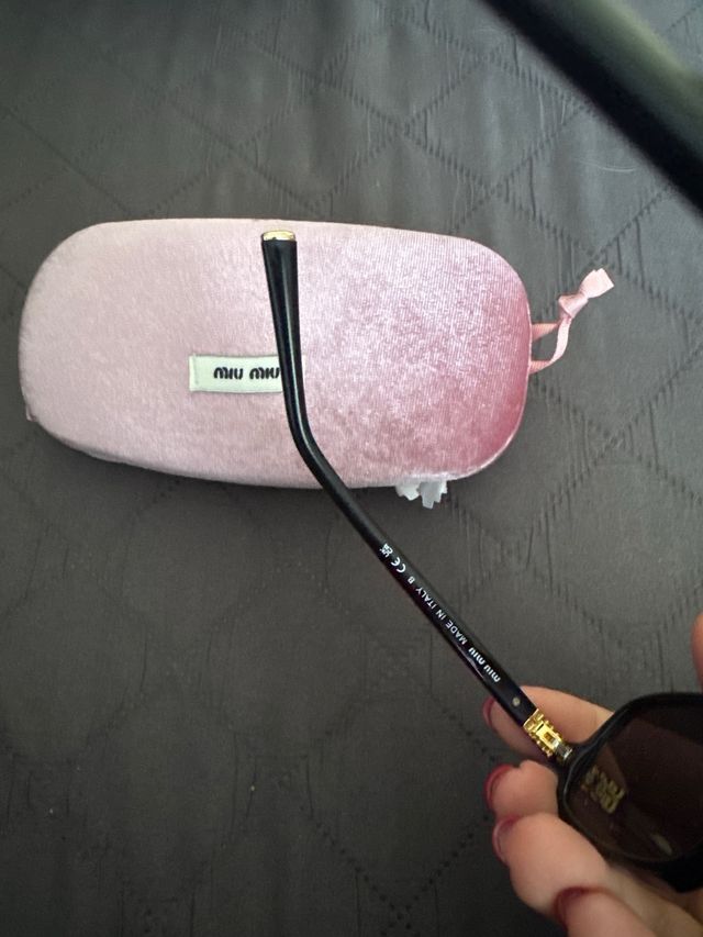 Occhiali da sole Miu Miu neri