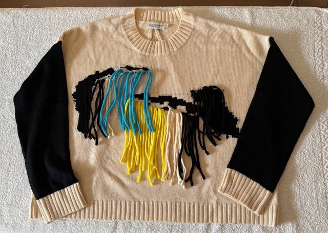 Jersey LILI SIDONIO beige/negro Talla M