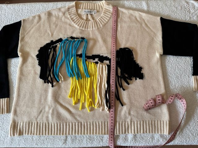 Jersey LILI SIDONIO beige/negro Talla M