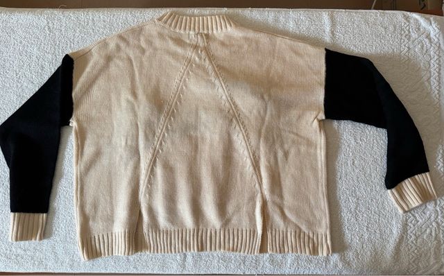 Jersey LILI SIDONIO beige/negro Talla M