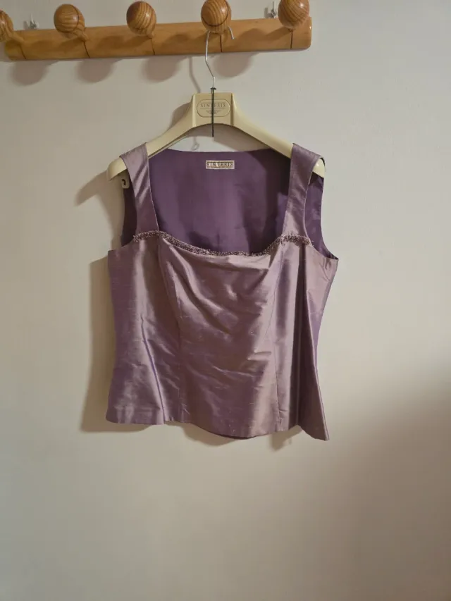 Traje 3 piezas morado