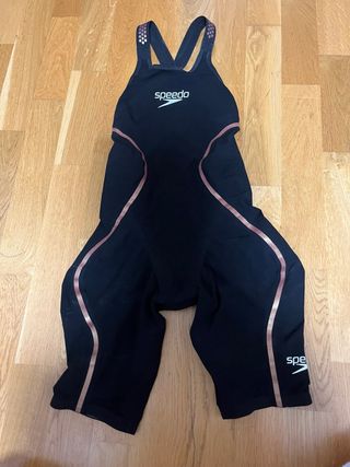 Traje de baño Speedo mujer negro/dorado TALLA 20