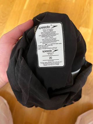 Traje de baño Speedo mujer negro/dorado TALLA 20