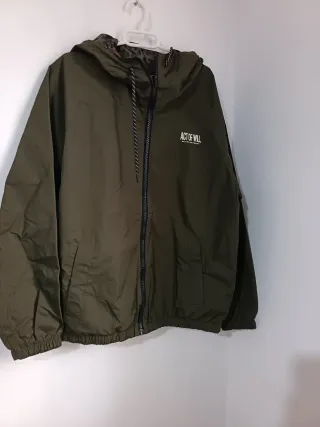 Chaqueta verde Act of Will con capucha
