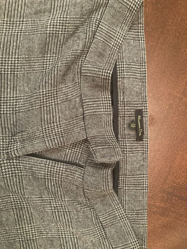 Pantalón cuadros Massimo Dutti Talla XS