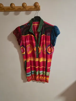 Blusa Multicolor con Estampado