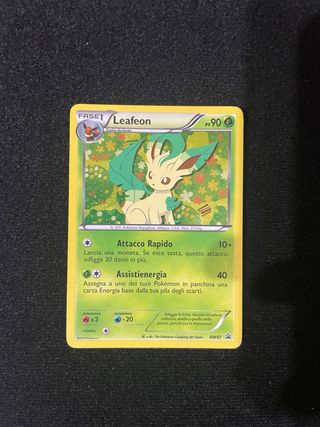 Flareon e leafeon promo bianco e nero Pokémon