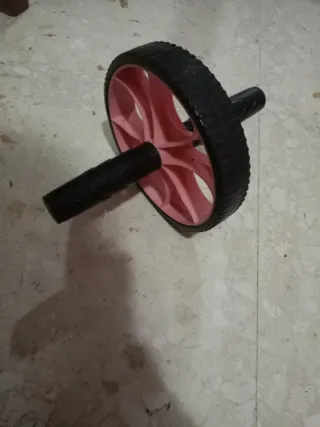 Rueda Abdominal Rosa y Negra