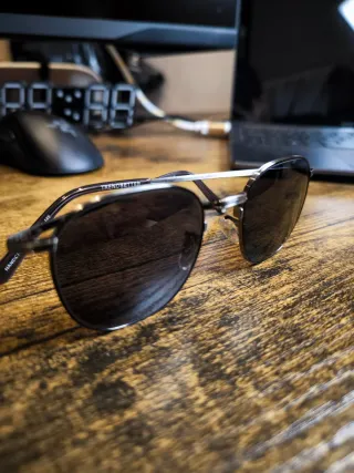 Gafas de sol Bloobloom negras y plateadas