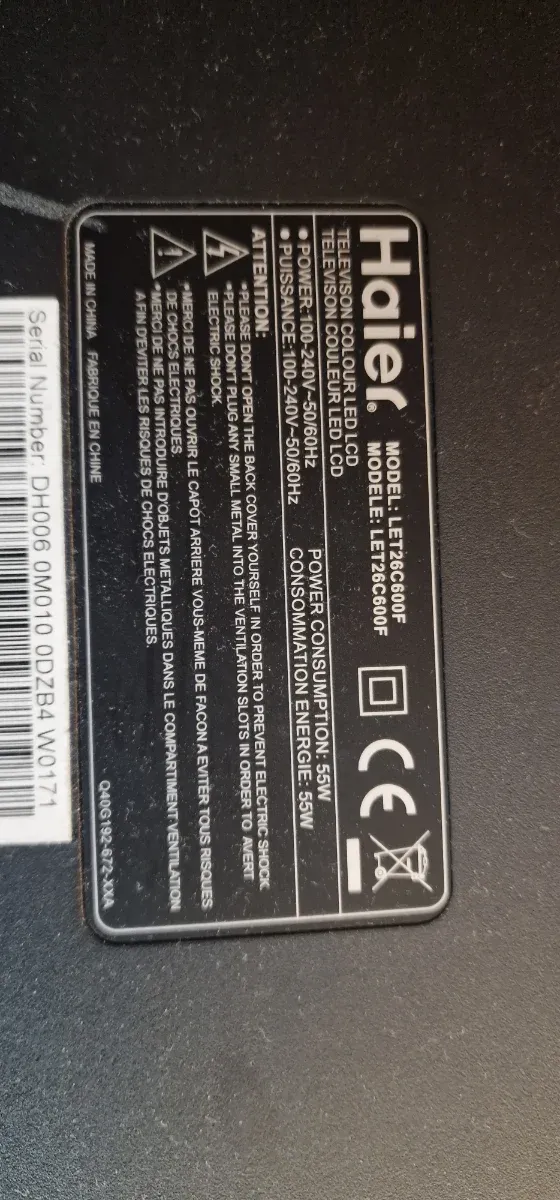 Televisor Haier LED 26