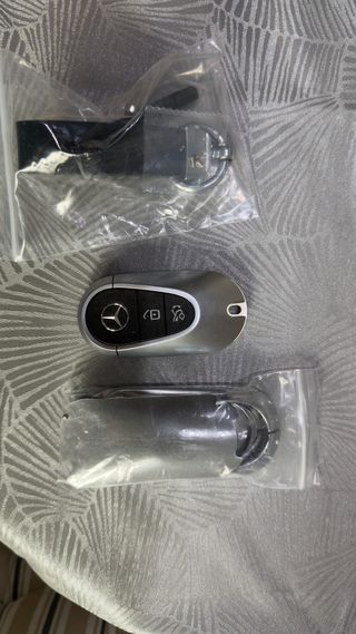 Funda Llave Mercedes Benz + Llavero 2 unidades