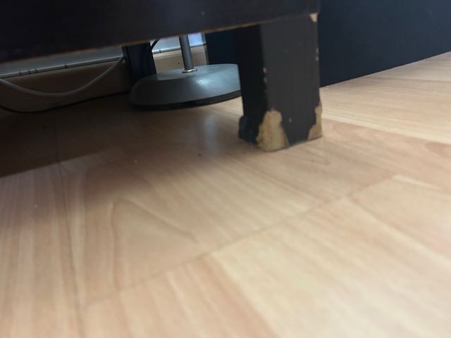 Mueble TV Negro Madera