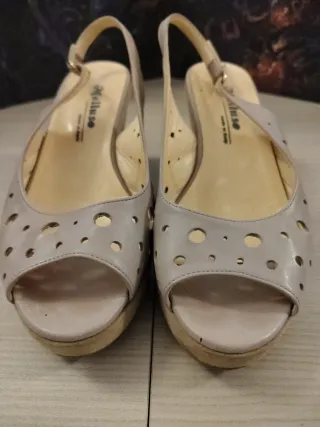 Melissa Scarpe Beige Donna Zeppa