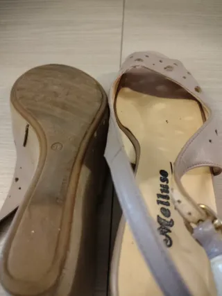 Melissa Scarpe Beige Donna Zeppa