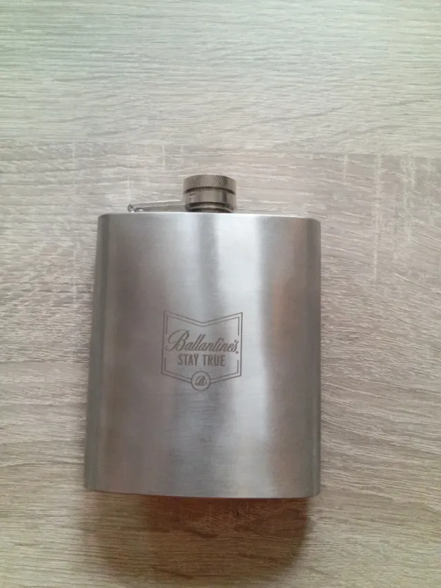 Petaca Ballantine's Plata Metal