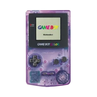 Nintendo Game Boy Color Morado Transparente
