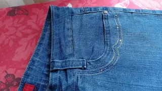 Pantalón pirata X&D azul mujer