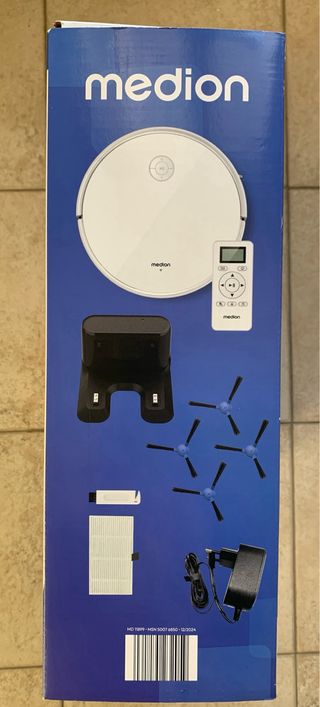 Medion S35 Robot Aspirapolvere Bianco