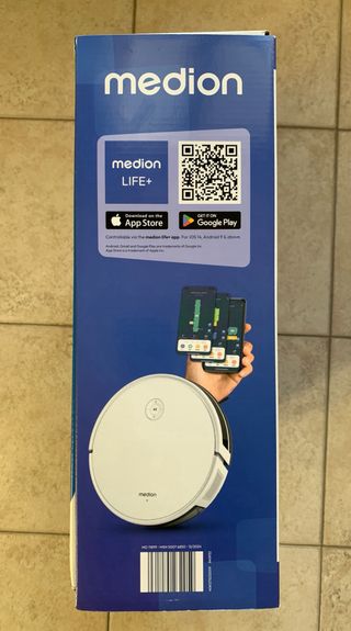 Medion S35 Robot Aspirapolvere Bianco