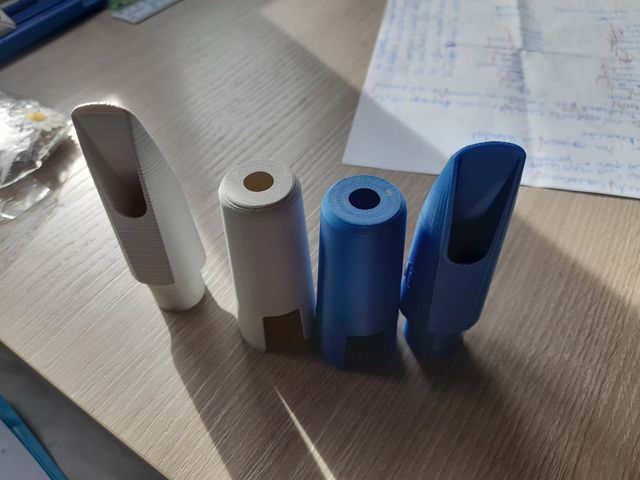 1 Boquilla Saxofón 1Soprano, 1 alto, 1 tenor, 1 ba