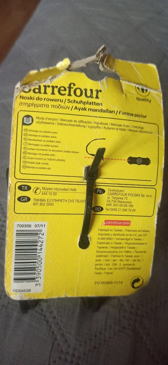 Calapiés para bicicleta