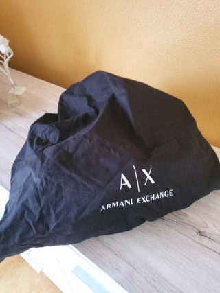 Bolso Armani Exchange Negro Casi Nuevo