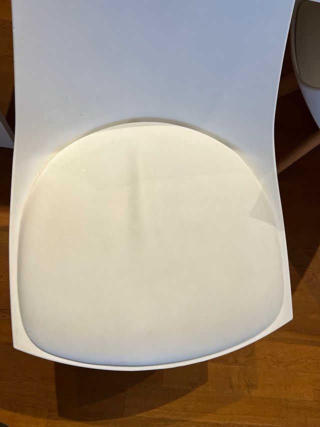 Sedie da Pranzo Nordiche Bianche in Legno