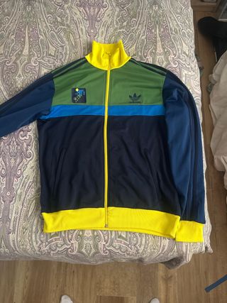Chaqueta Adidas Tracksuit Azul Verde Amarillo