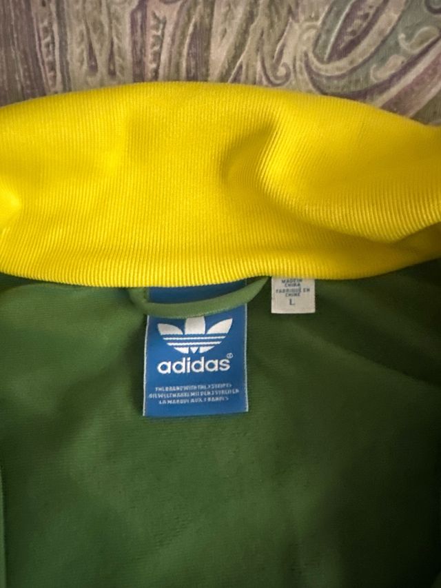 Chaqueta Adidas Tracksuit Azul Verde Amarillo