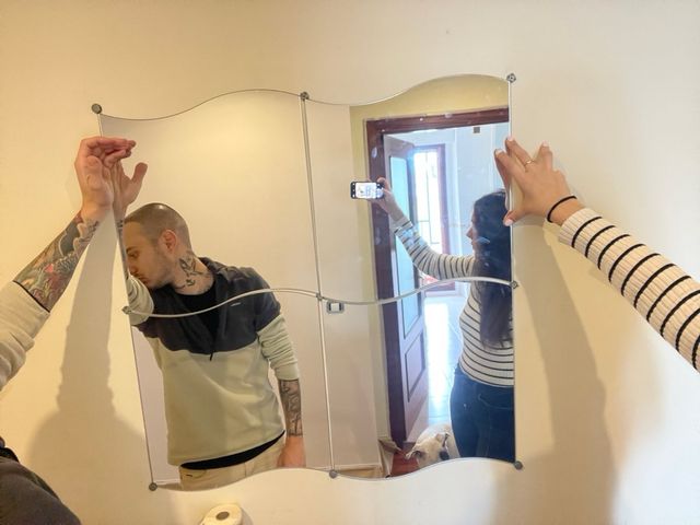 Specchio di vetro, 4 pezzi