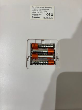 Báscula Digital POWERADD Bluetooth 4.0
