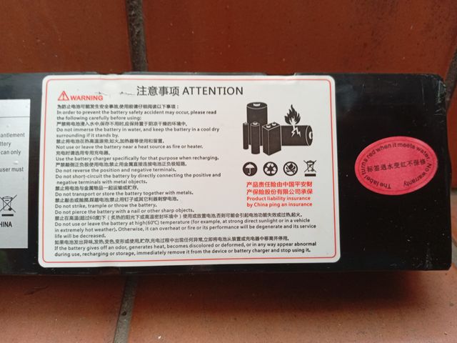 Batería 37V Patinete Xiaomi