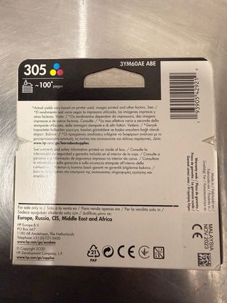 Tinta HP 305 Tricolor