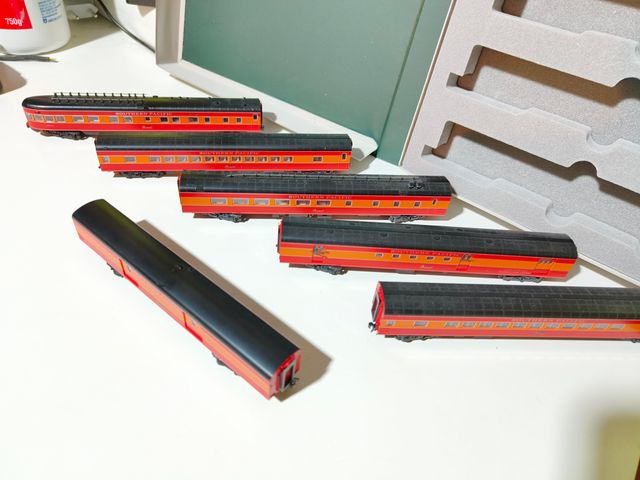 6 Coches Southern pacific / Daylight Kato N