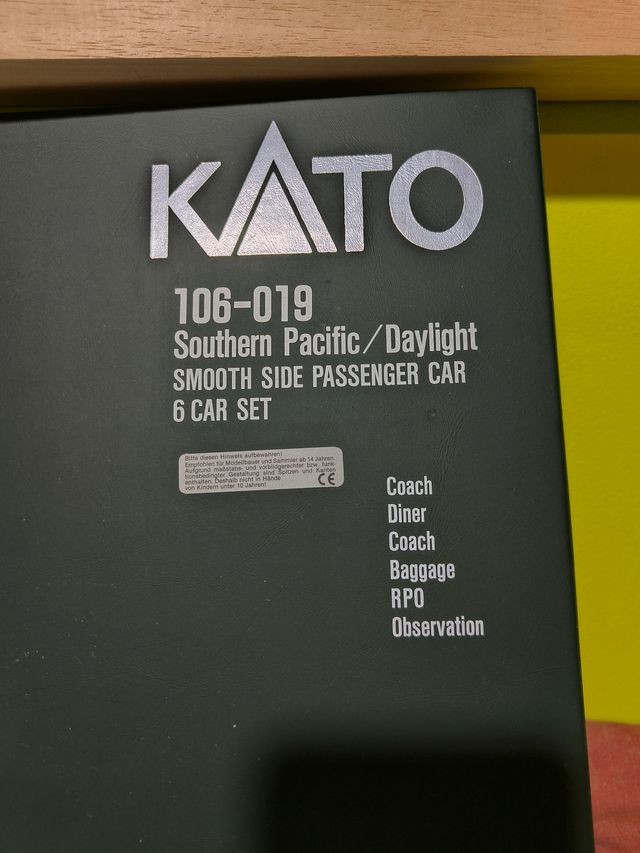 6 Coches Southern pacific / Daylight Kato N