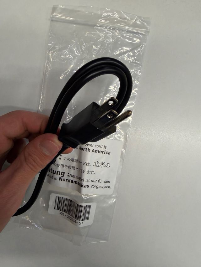 Cable de alimentación americano nuevo