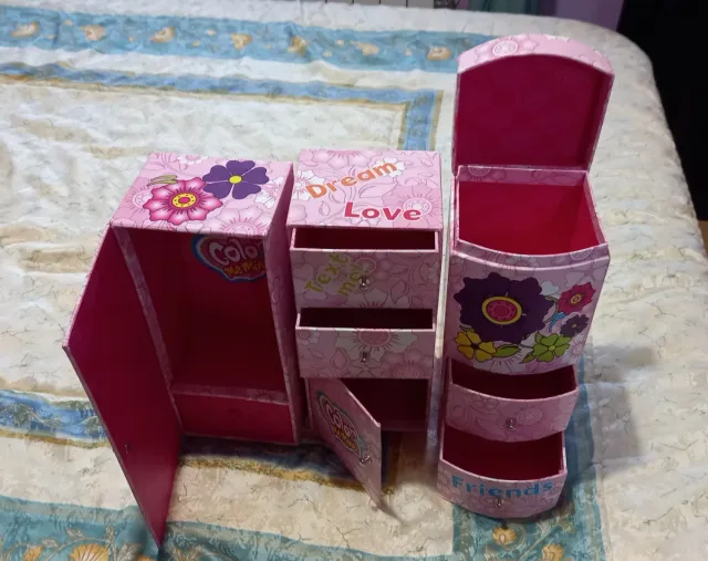 Armario Joyero Rosa Flores