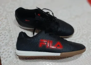 Scarpe sportive Fila uomo nere e rosse