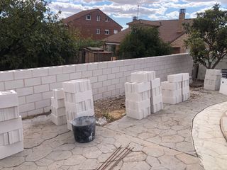 Ladrillos de hormigón para construcción