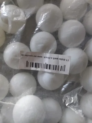 Set palline Ping Pong Bianche